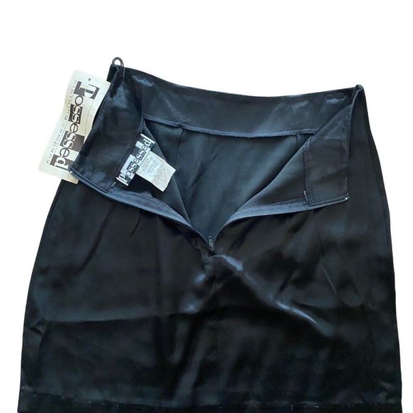 Vintage Possessed Black Mini Skirt 1990s - Junior's Size 5 - NWT - Picture 2 of 12